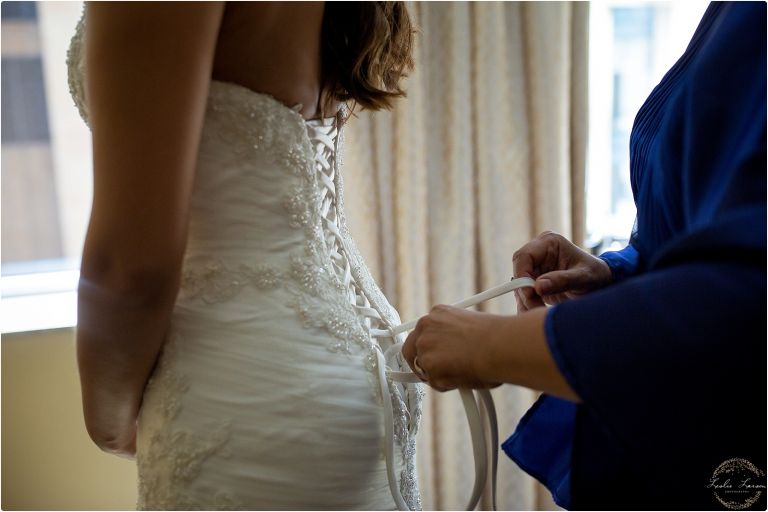 weston hotel prep wedding