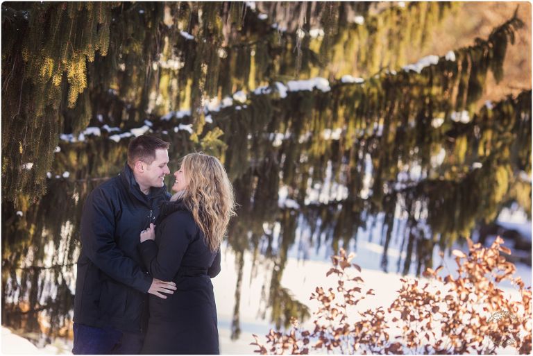 rose garden Mpls engagement